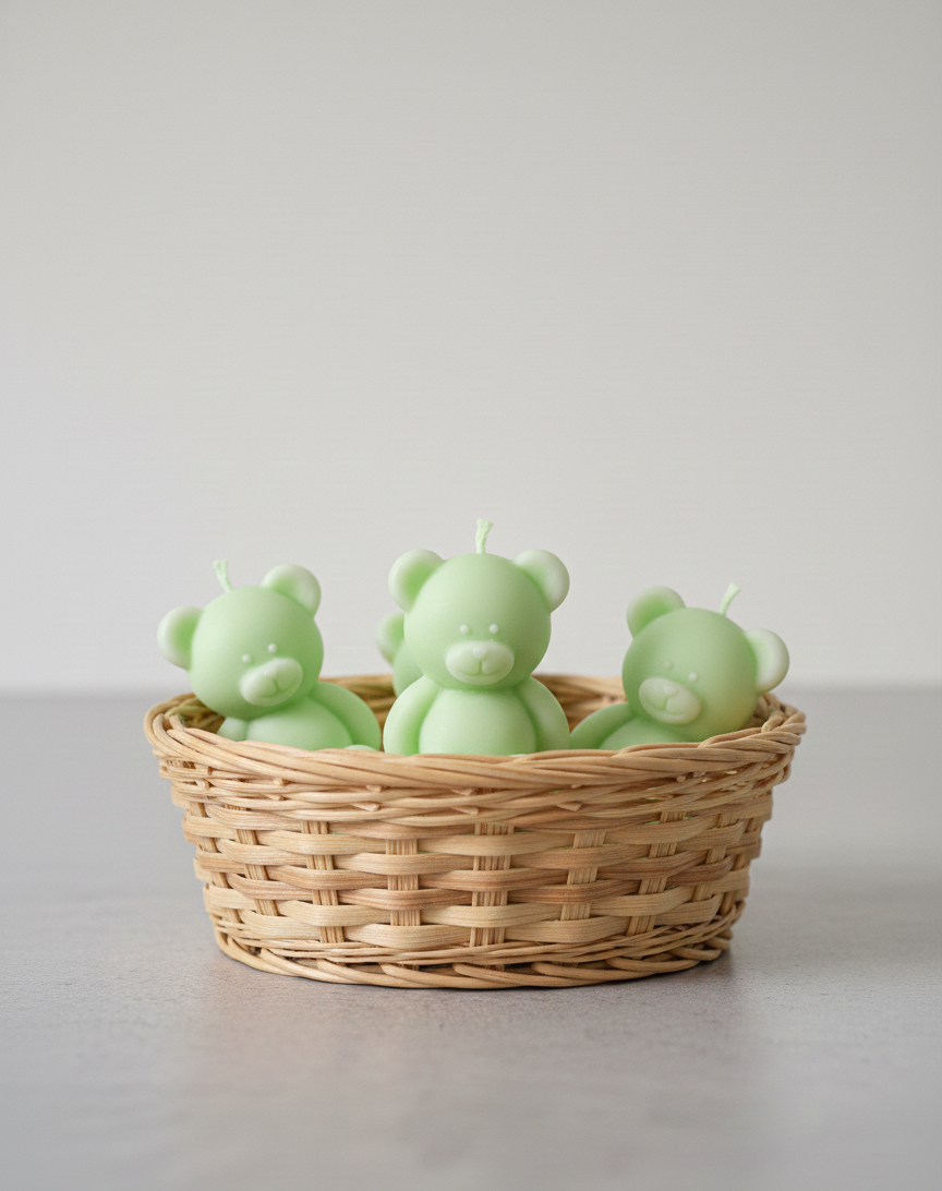 Mini Teddy Candle