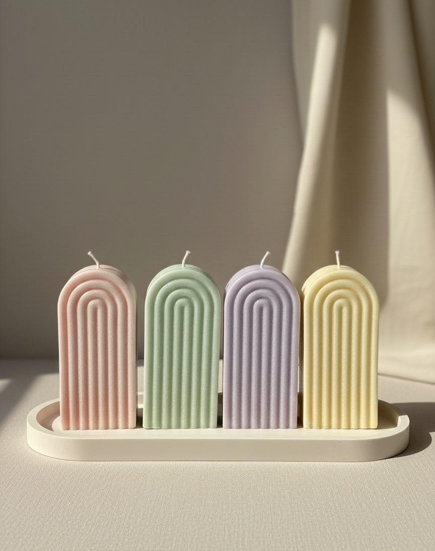 Rainbow Arch Candle